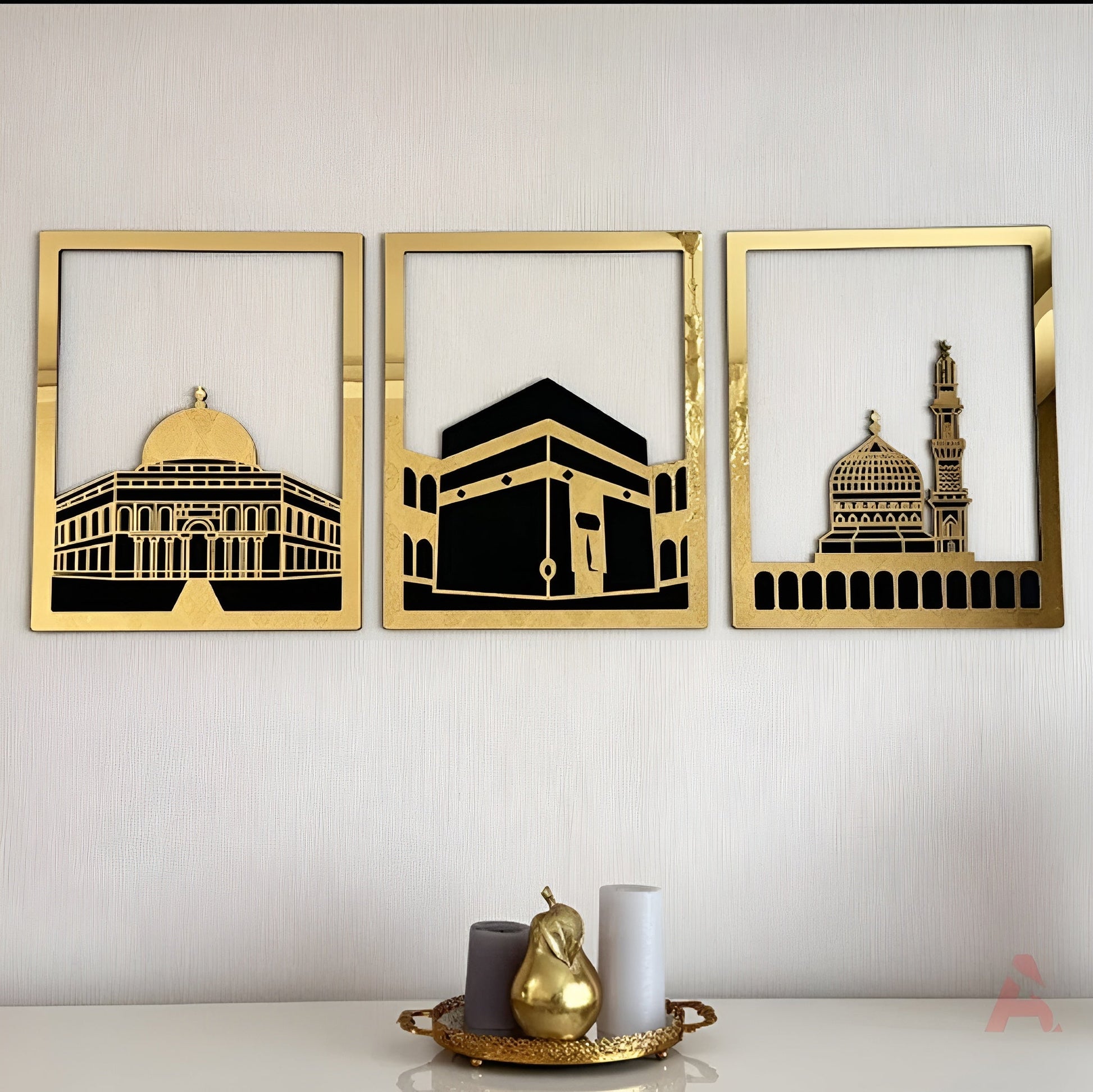 Set of 3 Islamic Calligraphy zenwalls