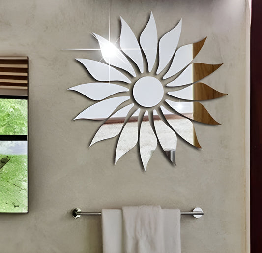 Sunflower Home Decor Mirror (Acrylic) zenwalls